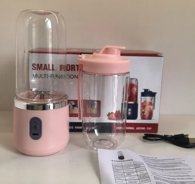 Portable Blender Bottle - USB Rechargeable Smoothie Maker